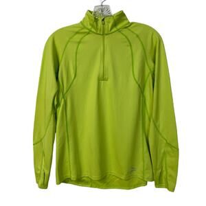 L.L. Bean  XS Reg 1/4 Zip Lightweight Activewear Top Thumbhole Pullover 288015